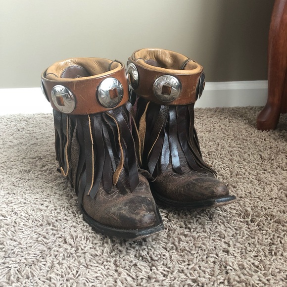 Corral Shoes - Handmade Corral Fringe Booties